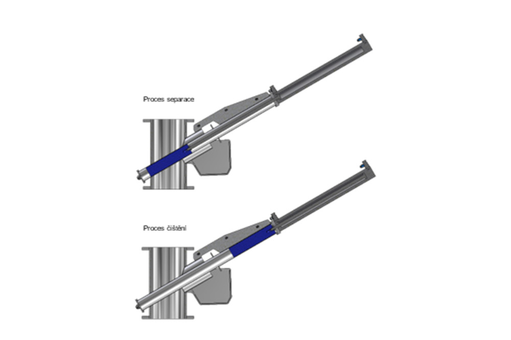 Az MSS-AC WORM automatikus mágneses szeparátor telepítése