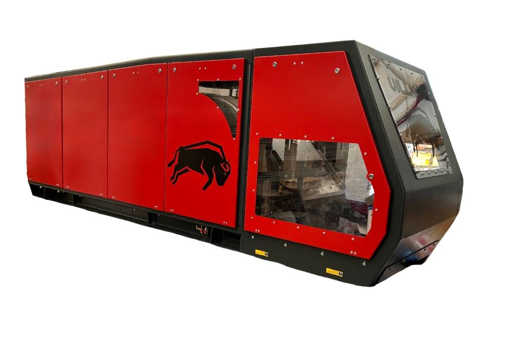 Excentrikusan elhelyezett rotorral rendelkező szeparátorok ECS-E BUFFALO