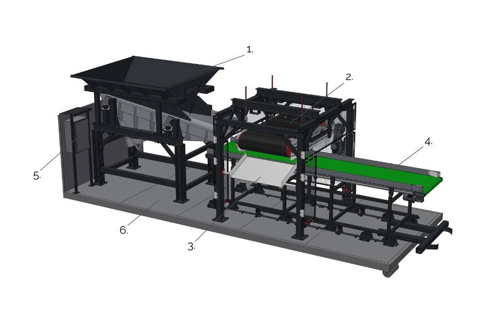 Mobil osztályozó sor – 1. modul