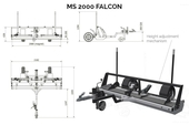 Mágneses seprű repülőterekre és nagy területekre MS 2000 FALCON