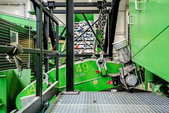 Automatikus mágneses lemez DND-AC – színesfémek válogatása hulladékégetői salakból