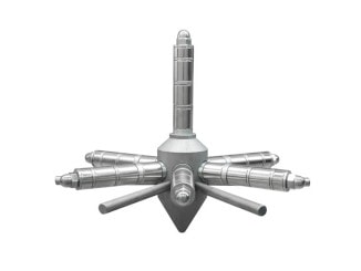 Mágneses elválasztók fröccsöntő gép garatához - csillag SM