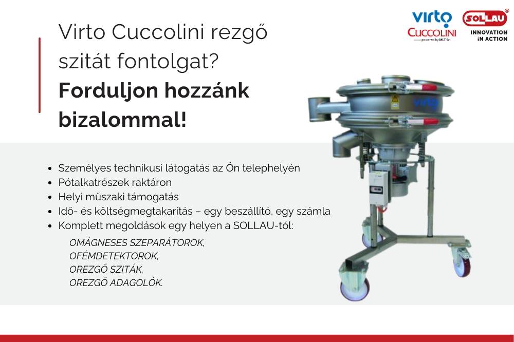Rezgő szita Virto Cuccolini- 