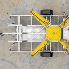 FIREFLY 6 mobil fénykereszt, amely a repülőtéri kifutópálya lezárását jelzi